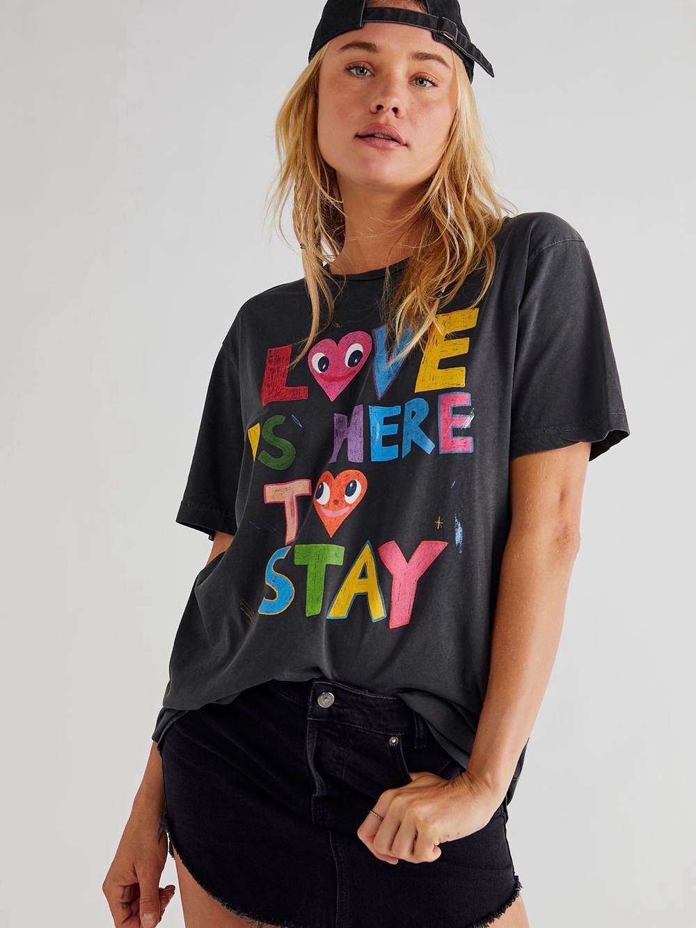 Free People Love is Here to Stay tee